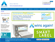 Tablet Screenshot of adanderefrigeration.com
